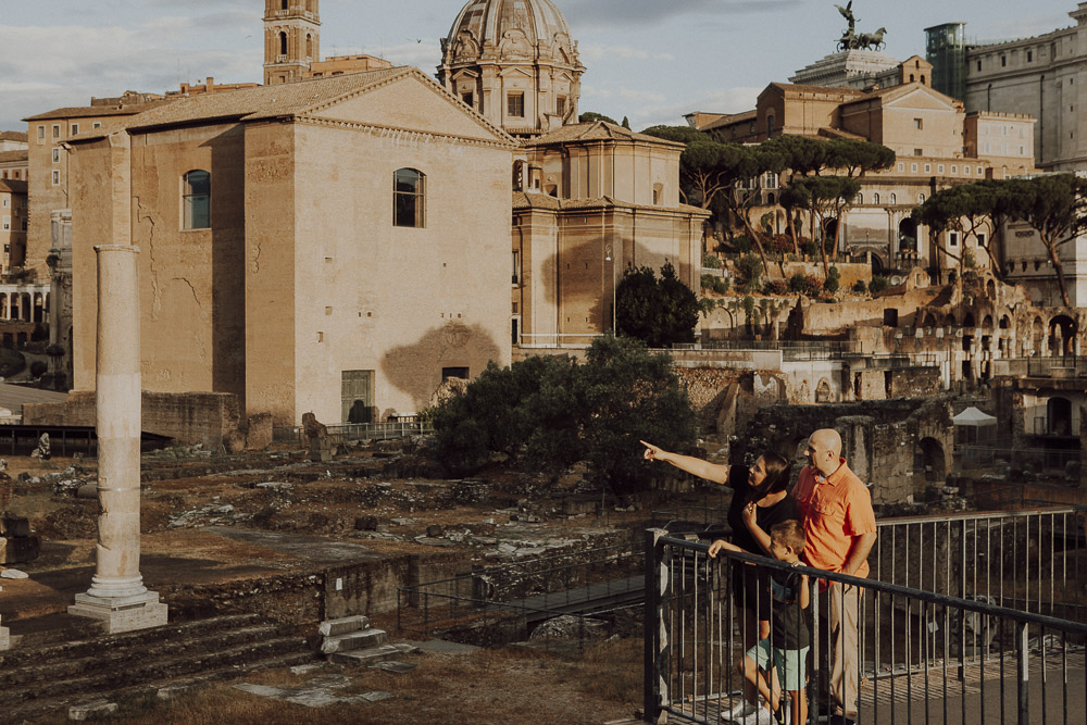 Family photoshoot in Rome